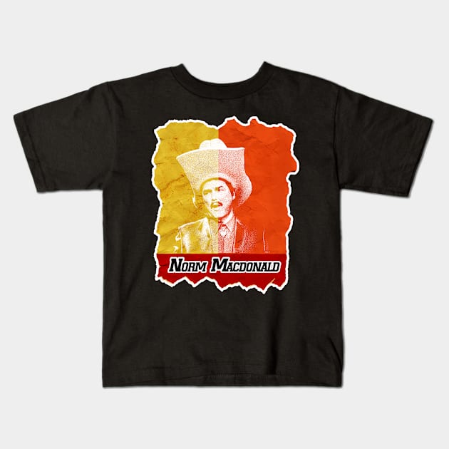 Norm Macdonald Kids T-Shirt by edihidayatbanyumas